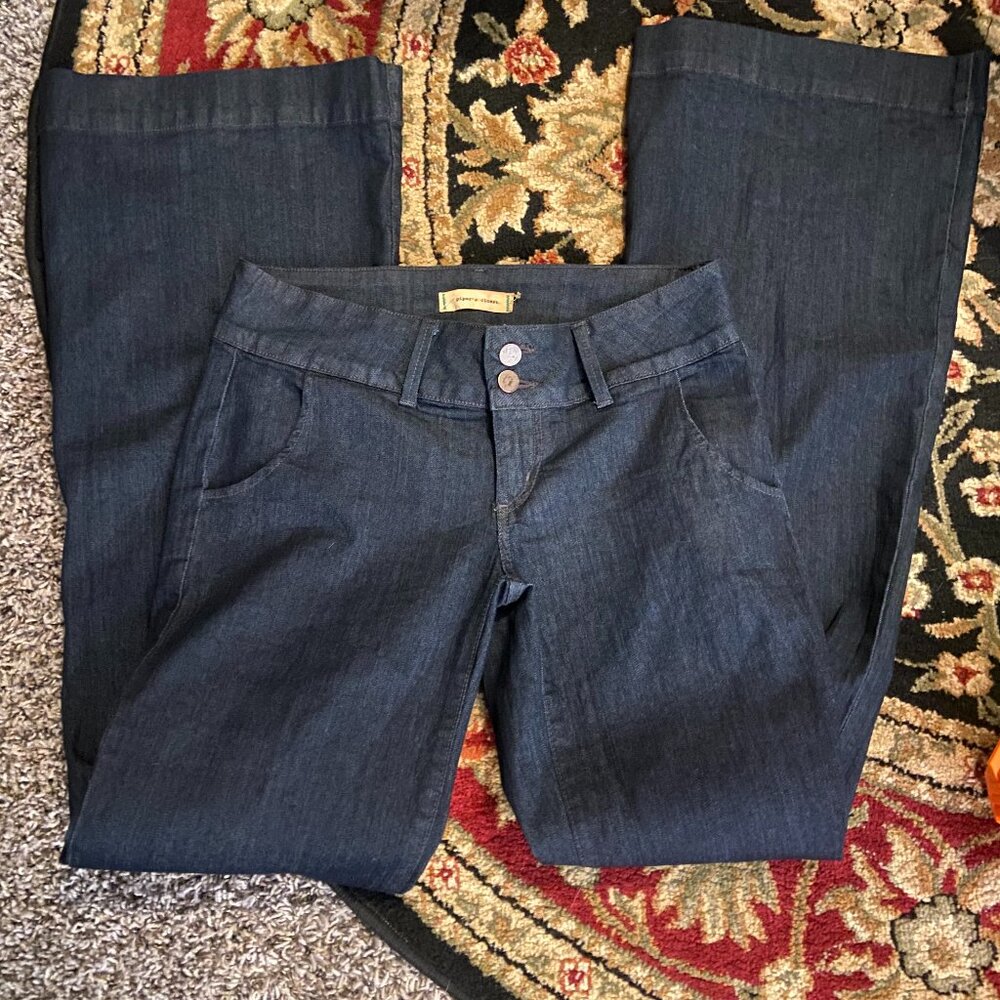 Pipers closet trouser flare Sz 5 34” inseam